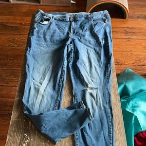 plus size old navy rockstar jeans